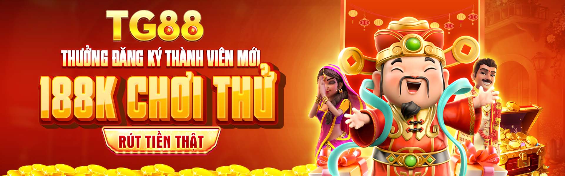 TG88 đăng ký và nạp tiền lần đầu tặng ngay 188k